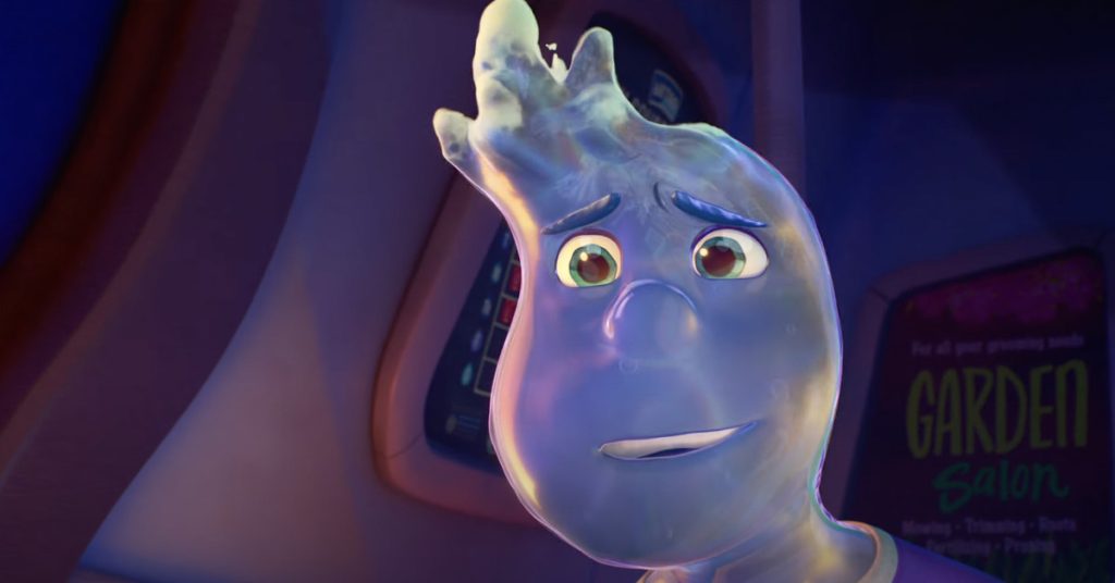 The primary teaser trailer for Elemental is a cute steamy encounter from Pixar