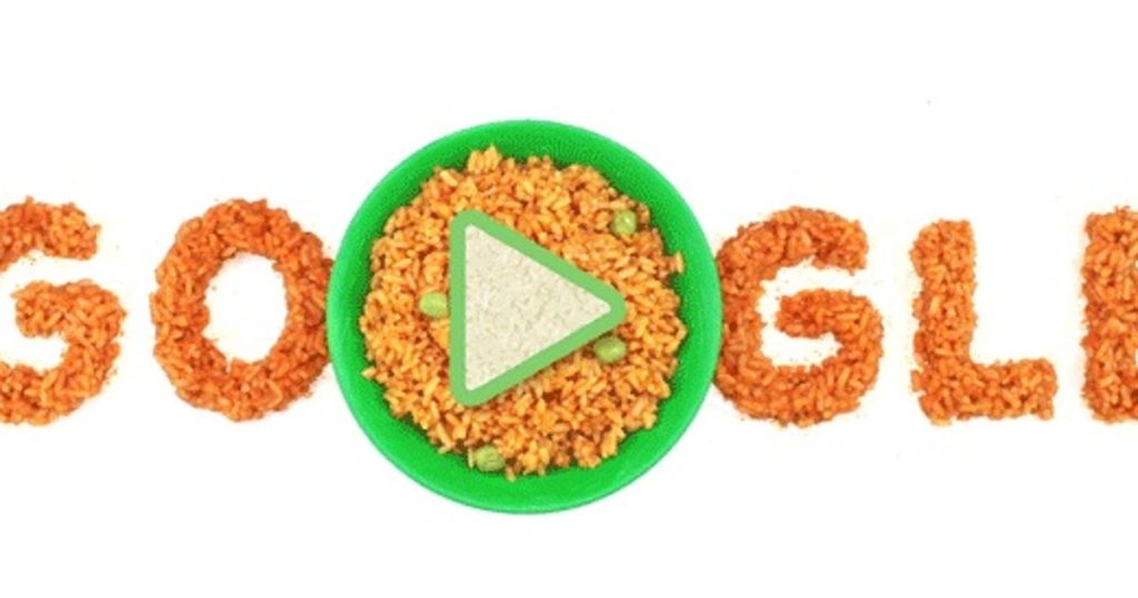 Google Doodle celebrates Jollof rice in West Africa
