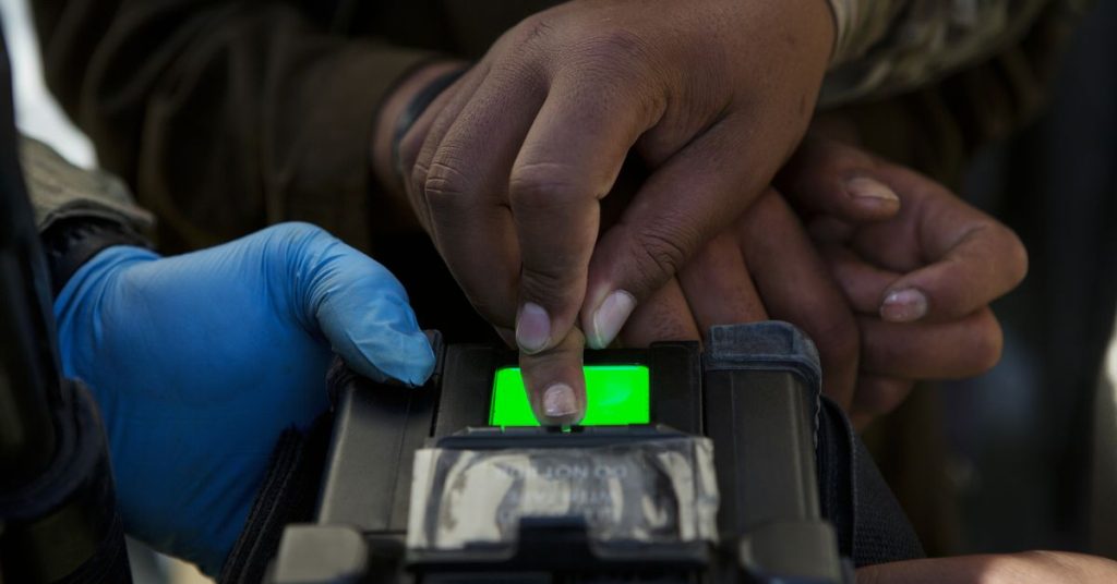 eBay has sold data-loaded US military biometric capture device devices