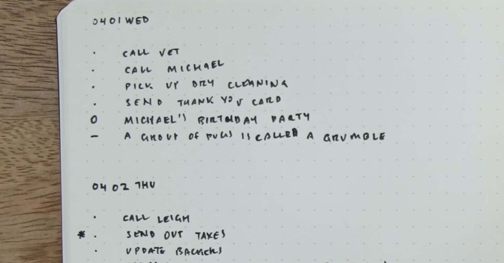 What keeping a diary can teach you about using to do list apps