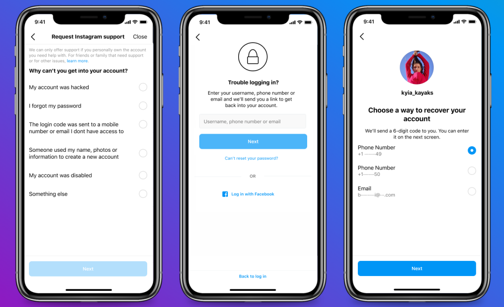 Instagram’s latest feature allows hacked users access to their account again